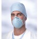 Surgical Cone-Style Face Mask with Headband,Blue - CS (300 EA)