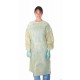 Polypropylene Isolation  Gowns,Yellow,Regular/Large - CS (50 EA)
