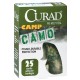 CURAD Camo Fabric Adhesive Bandages,Green Camoflauge - BX (1 BX)