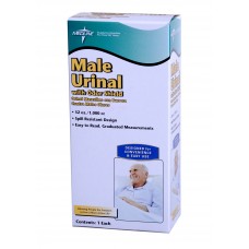 Medline Male Urinal,Clear - CS (6 EA)