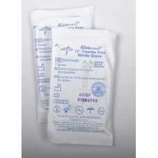Aloetouch 12" Powder-Free Latex-Free Nitrile Exam Gloves,Green,Large - CS (200 PR)