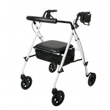 Luxe Rollator,White