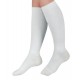 CURAD Knee Length Compression Hosiery 15-20mmHg,White,E