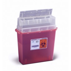 Biohazard Patient Room Sharps Containers,Red,8.000