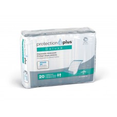 Protection Plus Disposable Underpads,Blue - CS (120 EA)