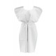 Disposable Polyethylene Patient Gowns,White,Regular/Large - CS (50 EA)