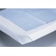 Disposable Tissue/Poly Flat Bed Sheets,White - CS (25 EA)