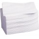 Deluxe Dry Disposbale Washcloths,White - CS (300 EA)