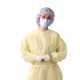 Lightweight Multi-Ply Isolation Gowns,Yellow,X-Large - CS (50 EA)