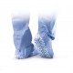 Non-Skid Spunbond Shoe Covers,Blue - CS (200 EA)
