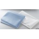 Disposable Tissue/Poly Flat Bed Sheets,Blue - CS (50 EA)