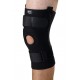 U-Shaped Hinged Knee Supports,Black,X-Large