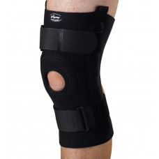 U-Shaped Hinged Knee Supports,Black,Large