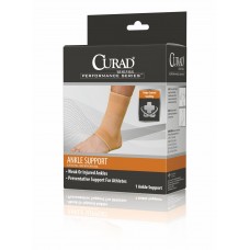 Curad Open Heel Ankle Supports,Beige,Medium - CS (4 EA)