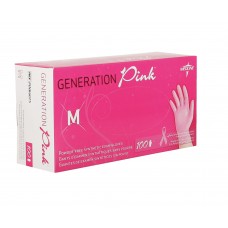 Generation Pink� 3G Synthetic Exam Gloves,Medium - BX (100 EA)