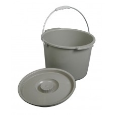 Commode Bucket with Lid &Handle - CS (6 EA)