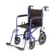 Deluxe Aluminum Transport Chairs,Blue