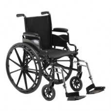 Wheelchair 20" x 16" with Fixed Height Space-Saver Desk Length Arms