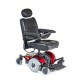 Wheelchair Candy Red M41 featuring a 16"W x 16"D Semi-Recline Office Style Seat.