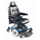 Wheelchair Deep Blue M41 featuring a 18"W x 18"D Semi-Recline Office Style Seat.