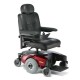 Wheelchair Candy Red Pearl M51 featuring a 18"W x 18"D Captain's Seat. 