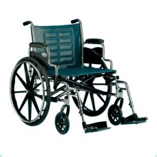 Wheelchair 20" x 18" with Desk Length Fixed Height Conventional Arms 