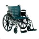 Wheelchair 20" x 18" with Desk Length Fixed Height Conventional Arms 