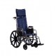 Wheelchair 16" x 16" with Desk Length Fixed Height Conventional Arms