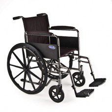 Wheelchair 16" x 16" with Removable Desk Length Arms and Footrests