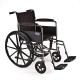 Wheelchair 20" x 16" with Removable Desk Length Arms and Footrests