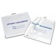 Rigid Handle Plastic Bags,White - CS (250 EA)