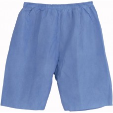 Disposable Exam Shorts,Blue,Large - CS (30 EA)
